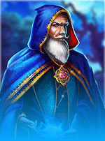 Fire Blaze: Blue Wizard-bg