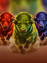 3 Blazing Buffalos: Hold & Win