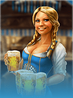 Heidi at the Oktoberfest